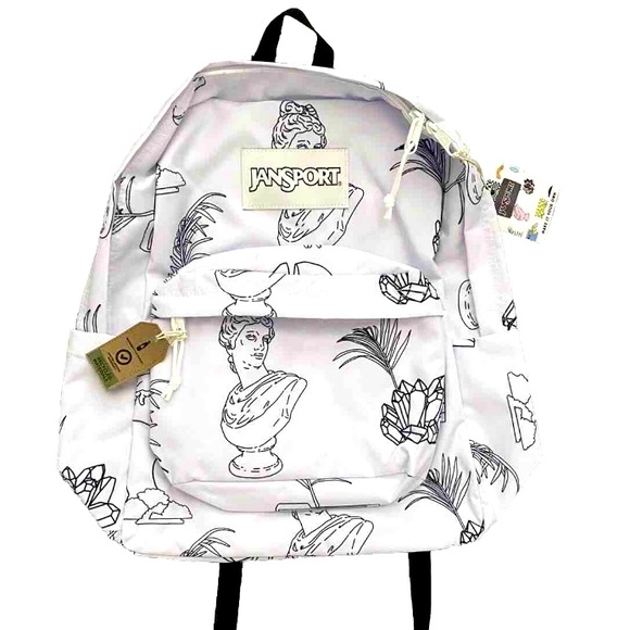 JanSport Make It Your Own Color Me Backpack Special Edition Original Black White - Picture 1 of 4